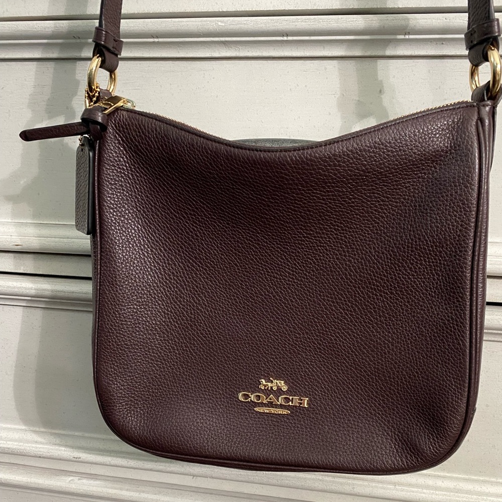 Coach Ellie File Bag. Used 1X. 10 1/4" (L) x 9 1/2" (H) x 2 3/4" (W)